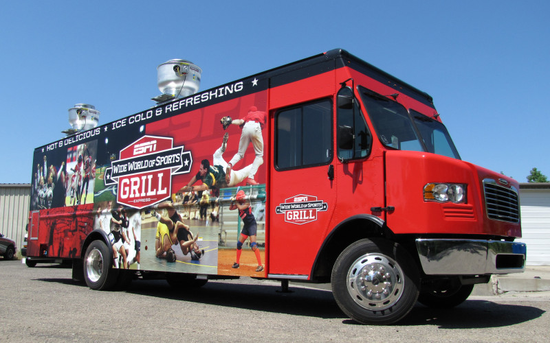ESPN Food Truck trailer new food truck for salelargefoodtrucks